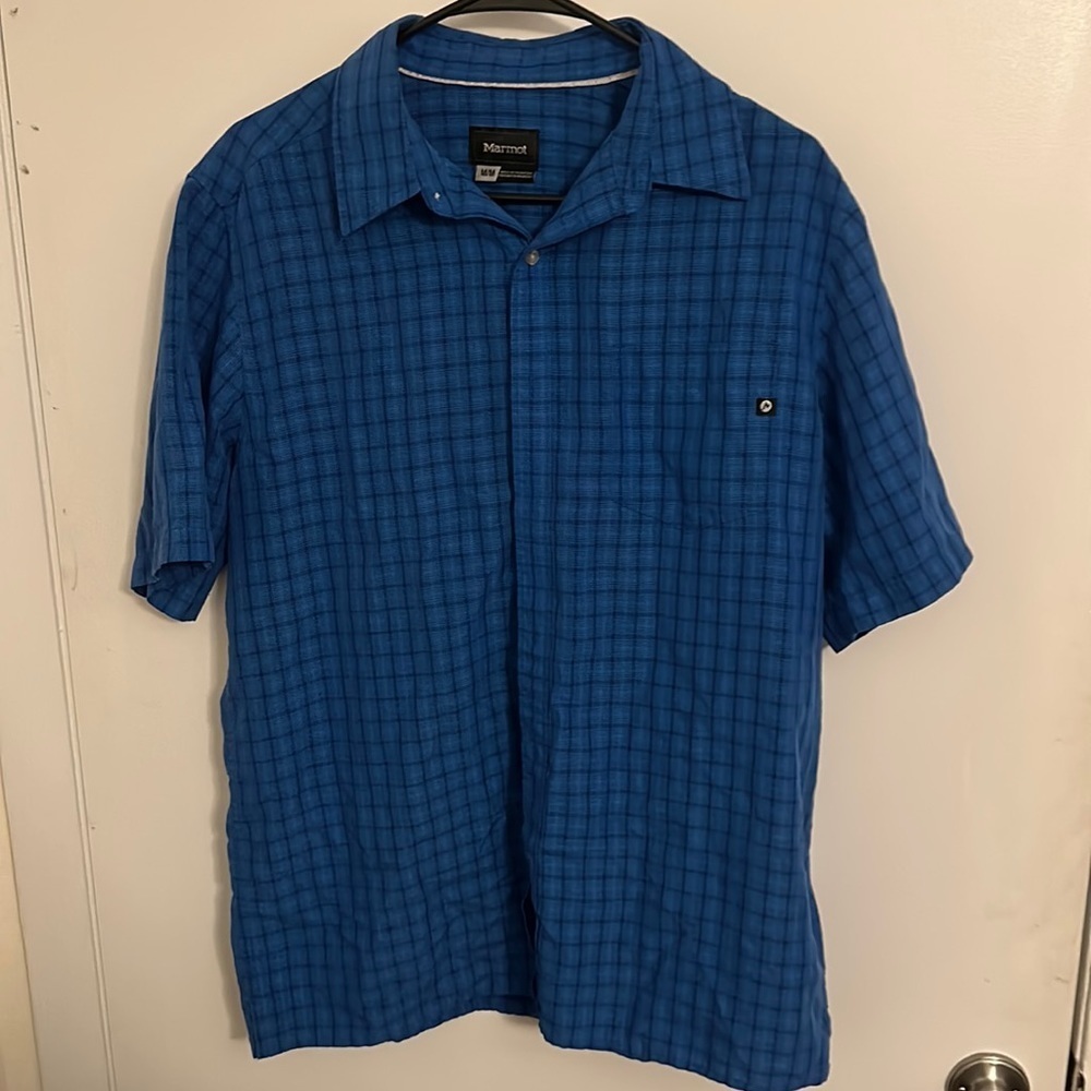 Marmot Short Sleeve Button Down Size M